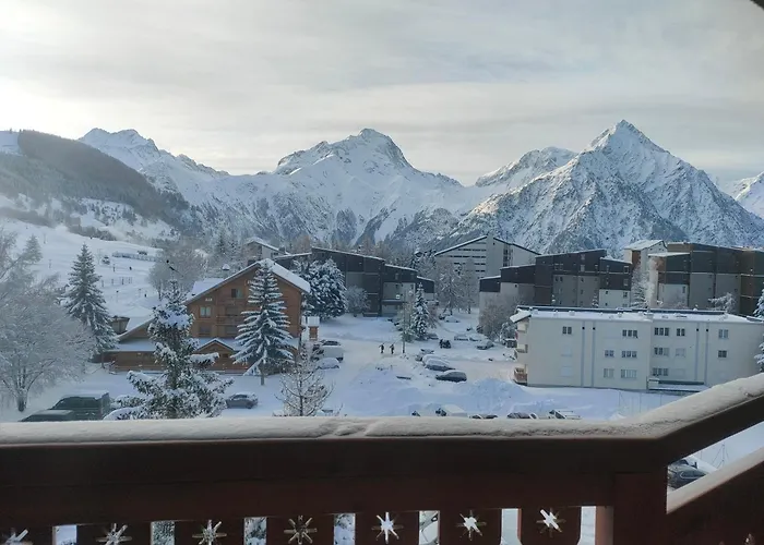 Residence Plein Sud A Cote Jandri Express, Front De Neige, Vue Splendide, Label 2 Alpes, Classe 2 Etoiles Tourisme
